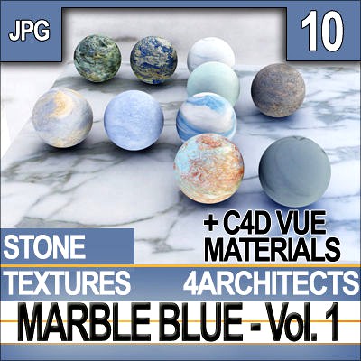Marble Blue and Materials Vol