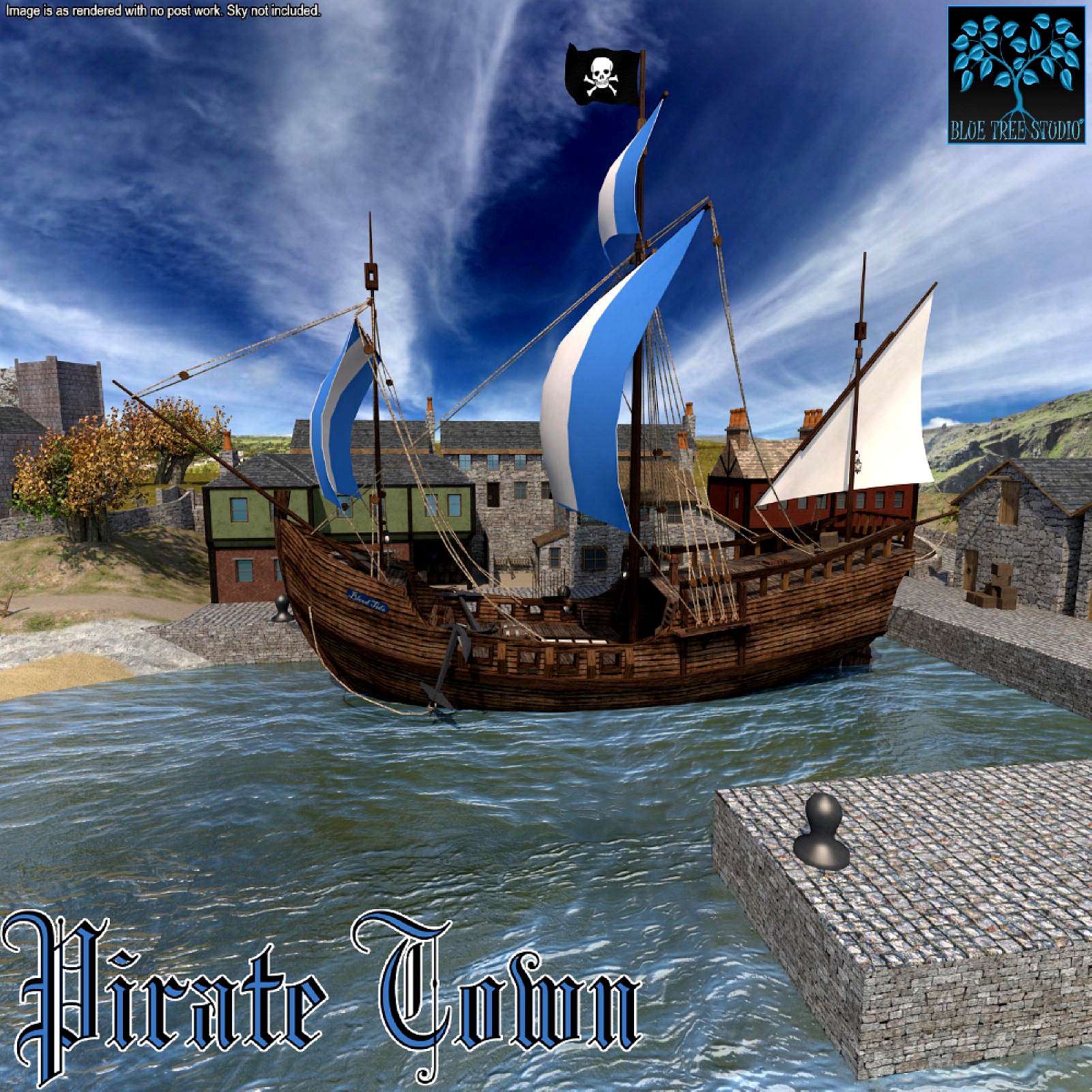 Pirate Town for Poser