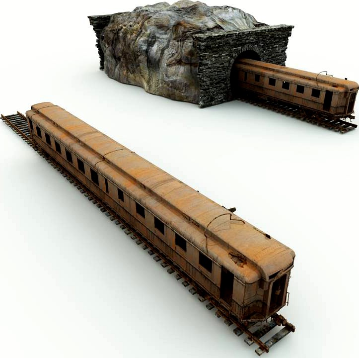 Abandoned Train Car for Shade