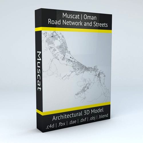 Muscat Area Road Network and Streets