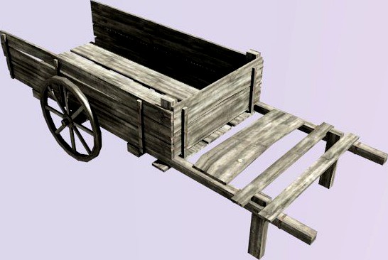 Cart 3D Model