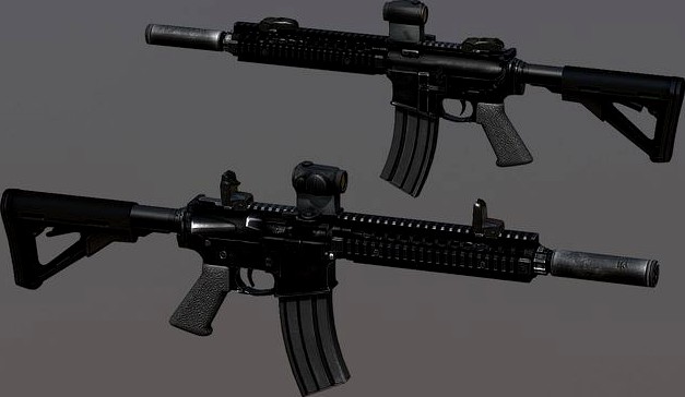 AR-15 Assault Rifle PBR