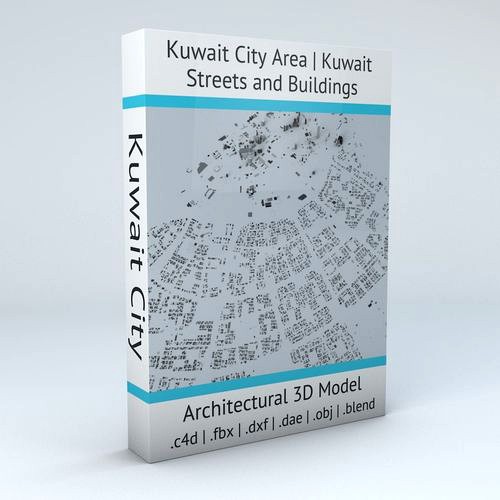 Kuwait City Area Streets and Buildings