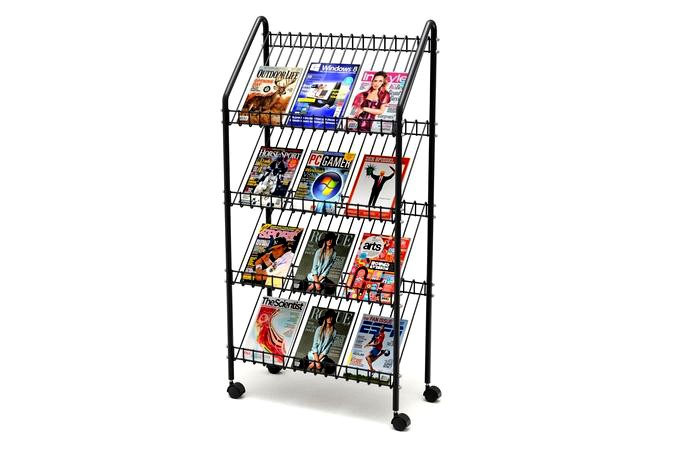 Magazine Rack with Wheels - Model 02