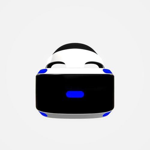 Highly detailed Playstation VR headset PBR