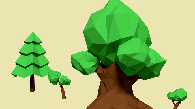 Ultimate Low Poly Tree Pack - 50 Trees
