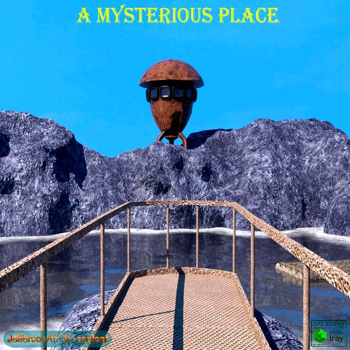 A mysterious place obj