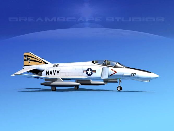 McDonnell Douglas F-4J Phantom II V08 USN