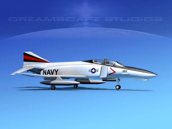 McDonnell Douglas F-4J Phantom II V04 USN