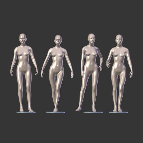 Female Mannequin 3d Model