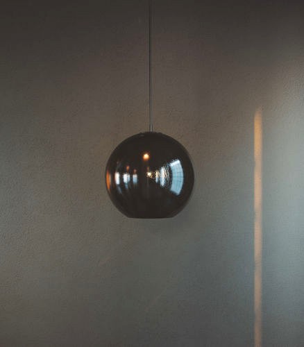 Black Globe Pendant Light