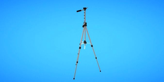Camera Tripod - Low Poly