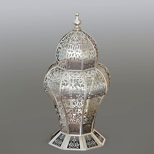 Floral moroccan lantern