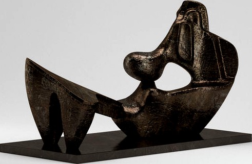 Sculpture Two Piece Reclining Figure
