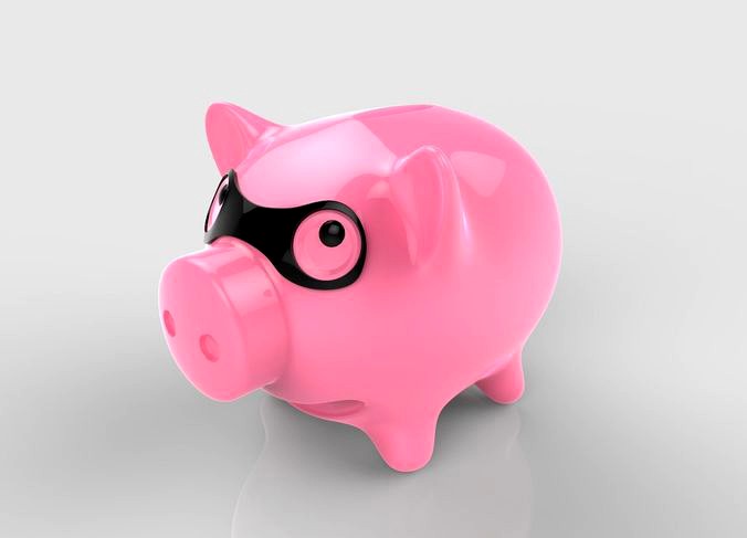 Pig 3D Model  high-poly