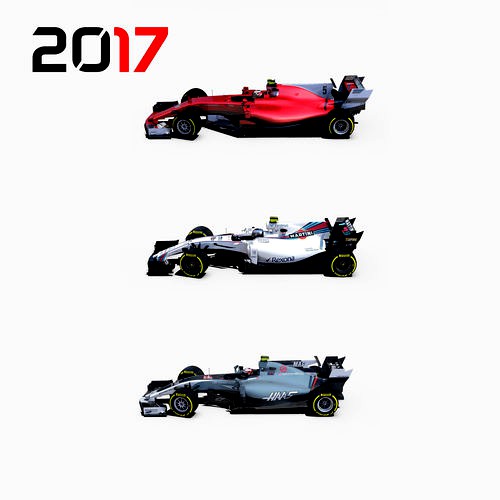 Formula 2017 cars pack 1