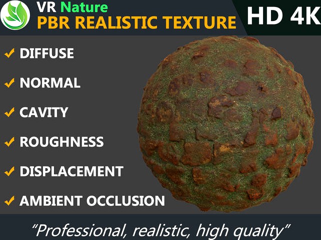 Brick Grass - HD Seamless Texture 180328