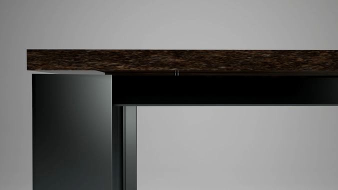 TABLE FOR KITCHEN DINING ROOM - STEEL WOOD MATERALS