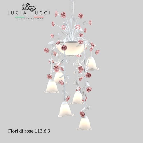 Chandelier Fiori di rose 113 6 3