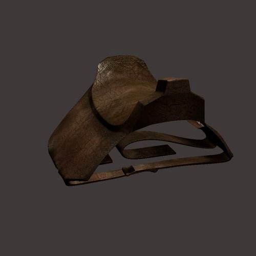 Horse saddle Seat 3d model