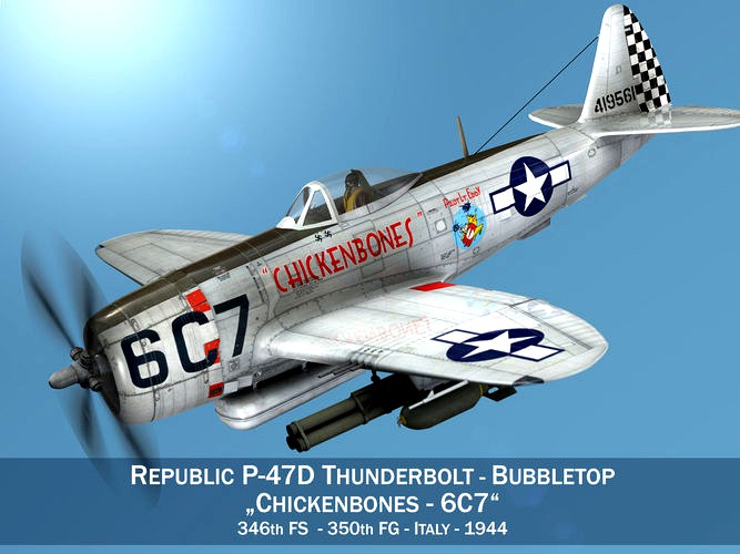 Republic P-47D Thunderbolt - Chickenbones