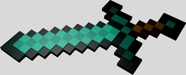 Minecraft diamond sword