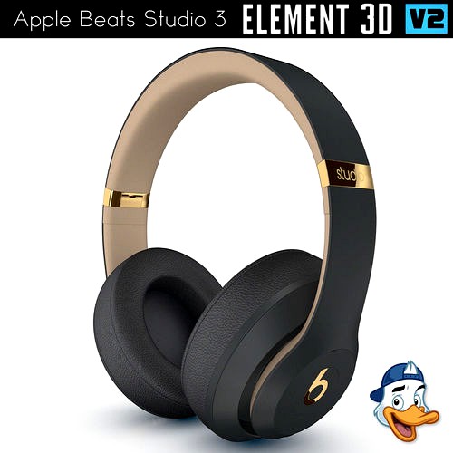 Apple Beats Studio 3 for Element 3D