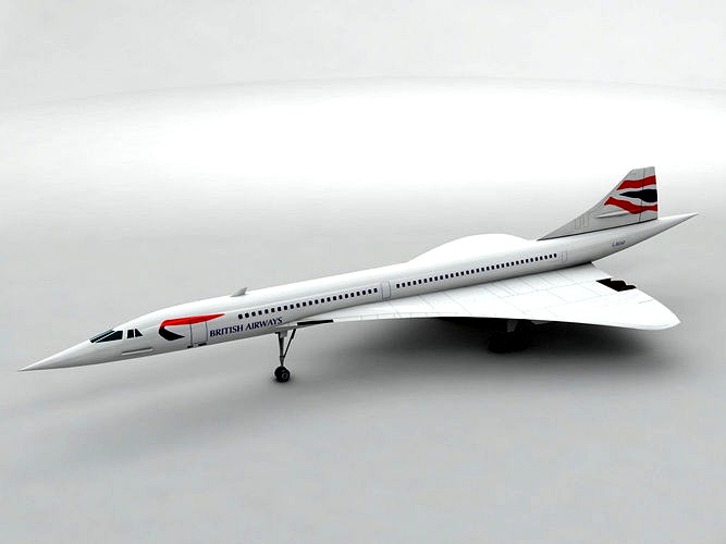 Concorde Jet - British Airways