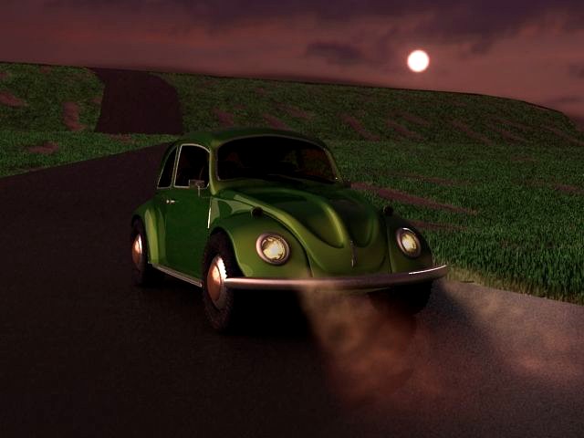 Old Beatles Car reimagined