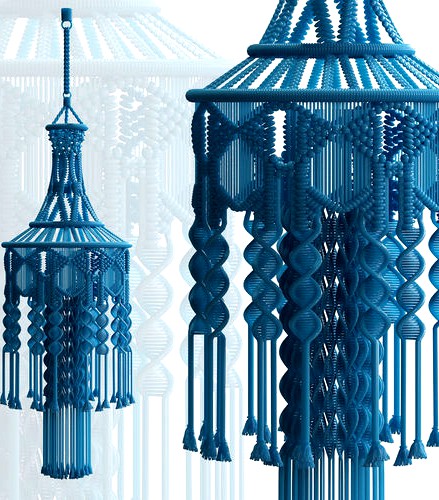 Chandelier macrame