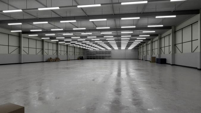 Industrial Warehouse Interior 3b