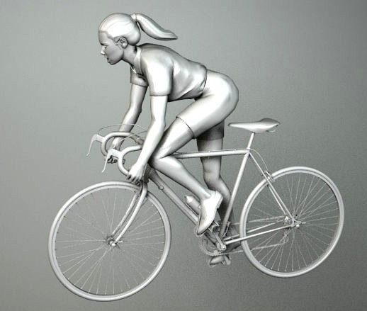 WOMAN CYCLIST