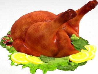 Roasted turkey