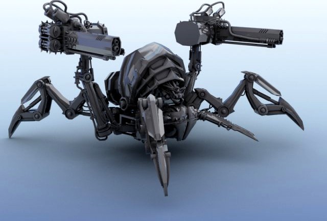 Robot Spider 3D Model