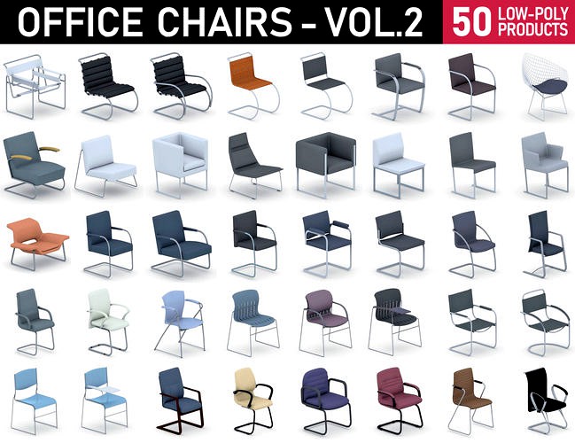 Office Chairs Collection Vol 2