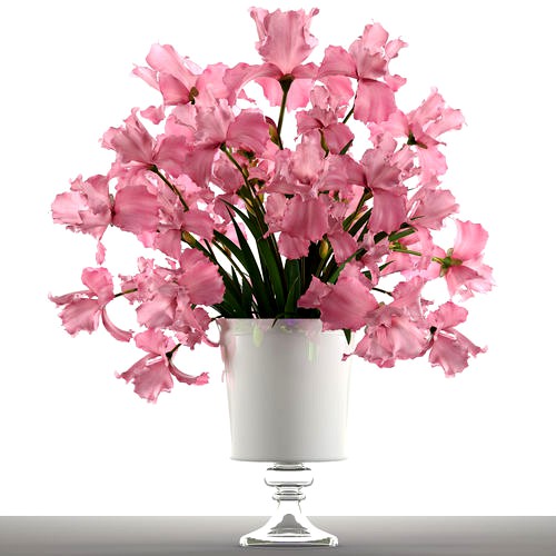 bouquet of pink flowers