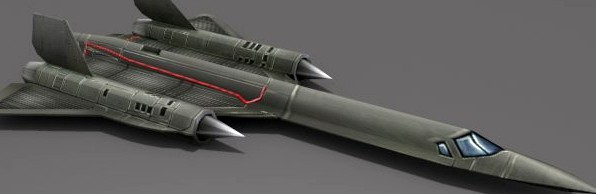 SR71 Blackbird 3D Model