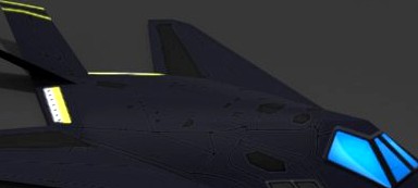 F117 Stealth Fighter 3D Model