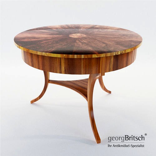 Salon table - South Germany 1820 - Georg Britsch