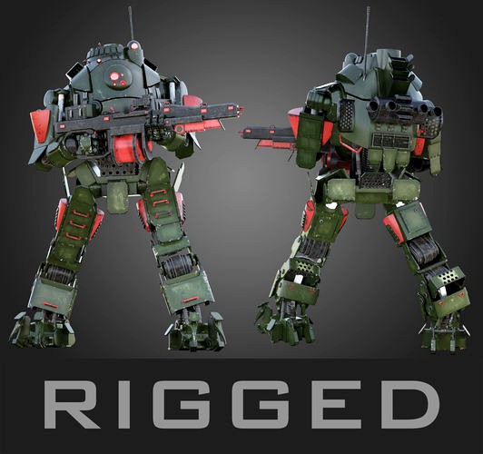 Titanfall Atlas RIGGED