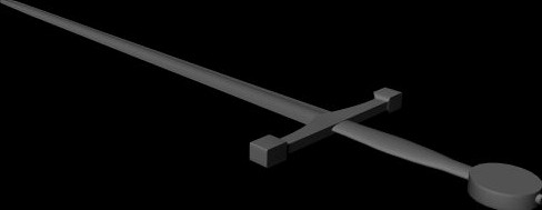 Iron Sword 3D Model