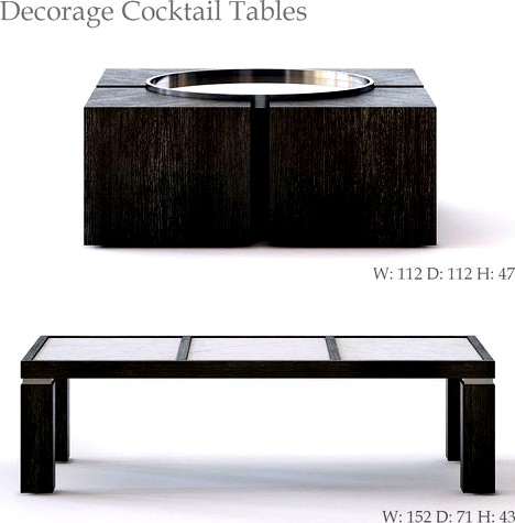 Bernhardt Decorage Cocktail Tables