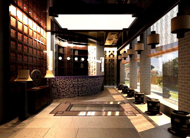 Lobby 010 3D Model