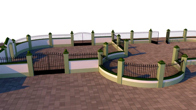 Modular fences gates and walls