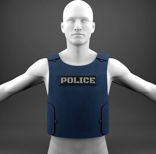 Flak Jacket bullet proof vest of police