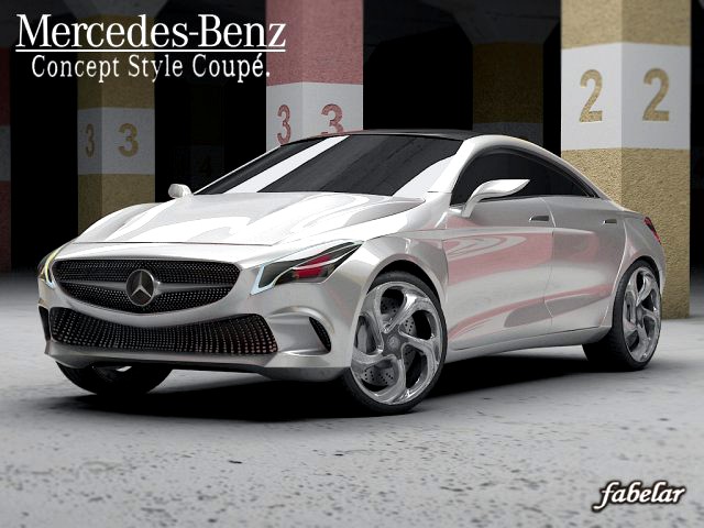 Mercedes Concept STD MAT 3D Model
