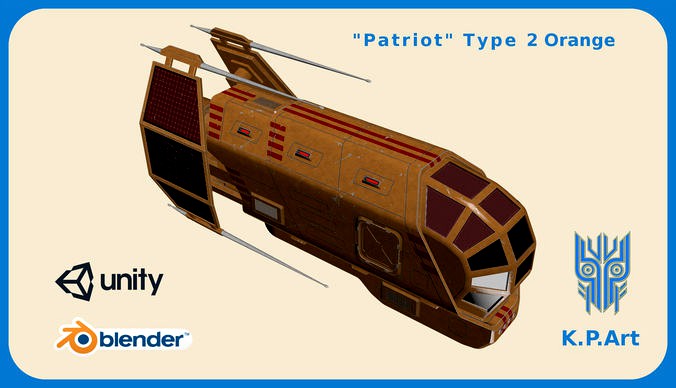 Spaceship Patriot Type 2 Orange