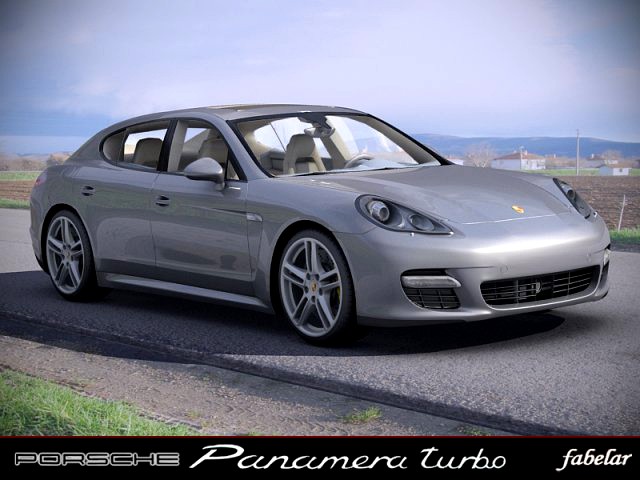 Porsche Panamera STD MAT 3D Model