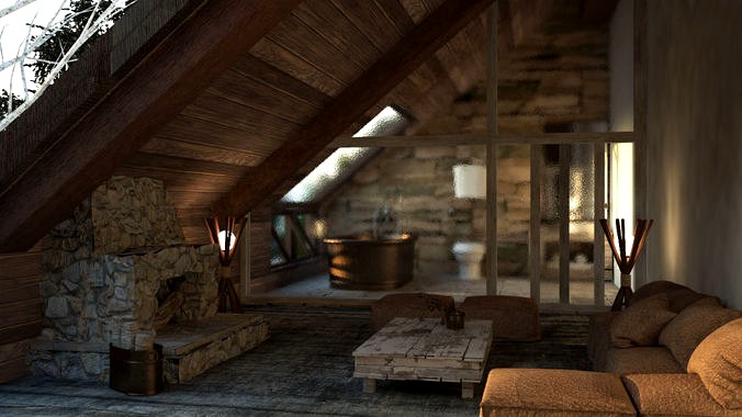 COMPLETE INTERIOR SET- VRAY