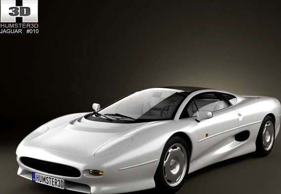 Jaguar XJ220 1992 3D Model